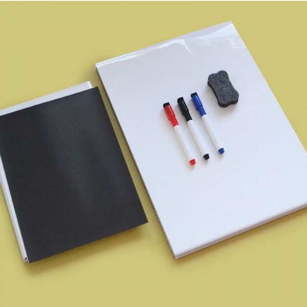 Raderbar Magnetisk Whiteboard | Portabel A3 för Undervisning och Informationsleverans Whiteboard, missa inte den!