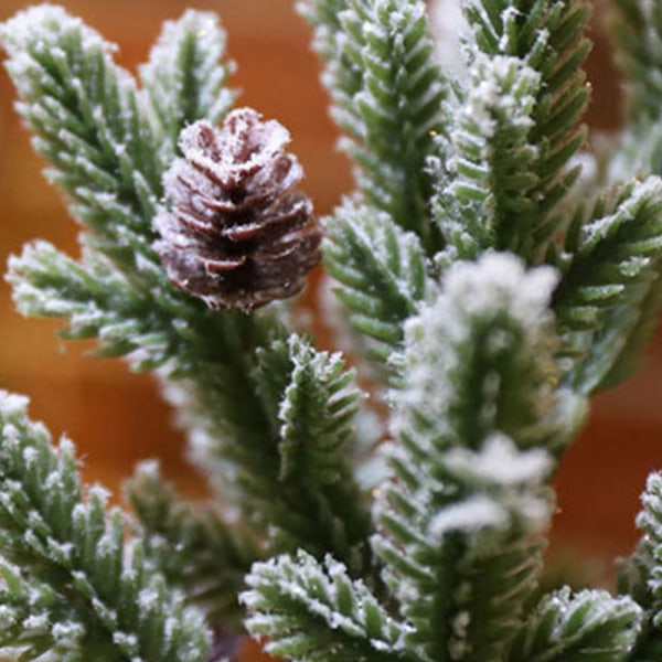 Flocking artificial Christmas tree, desktop cedar Christmas