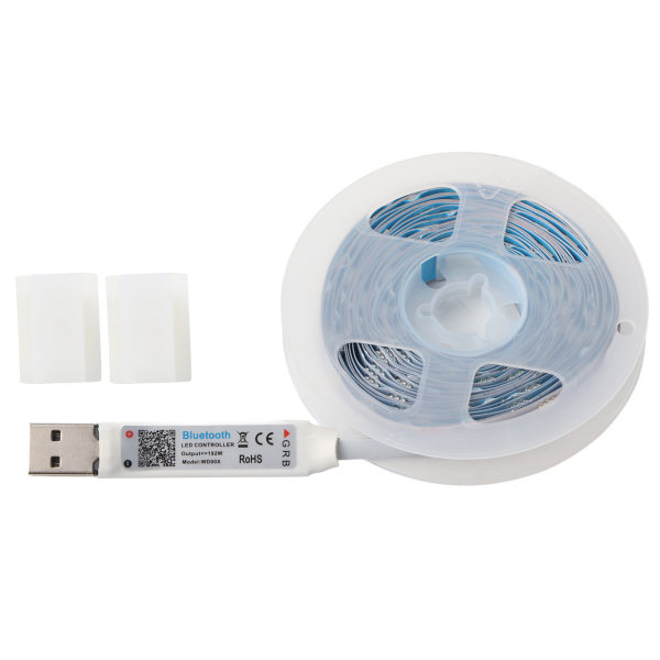 4M LED Strip Light Bluetooth Flexibel Lampa USB RGB-ljud