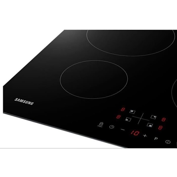 SAMSUNG NZ64M3NM1BB / UR Induktionshäll - 4 zoner - 7200 W - L59 x D57 cm - Glasbeläggning - Svart