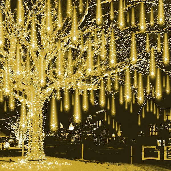 Christmas Lights Outdoor, Meteor Shower Lights Falling Rain