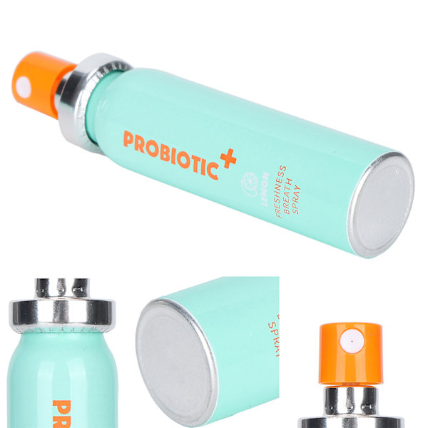 Uppfriskande munsprej, sockerfri, pH-balanserad formula för friska tänder, icke-aerosol pumpspray, bekämpar omedelbart dålig andedräkt, portabel torr