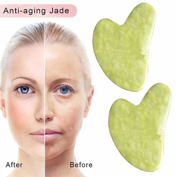 Gua Sha Skrapa Stor Avancerad - Grön Grön