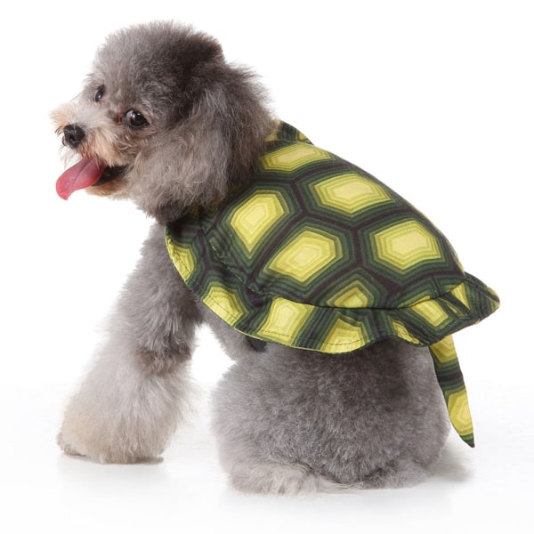 Husdjurskläder Pet dress kläder Pet imitera sköldpadda dress kläder