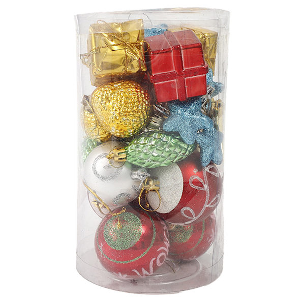 Christmas Ball Ornaments Hanging Ball Decorative Baubles Set