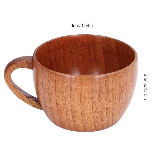 200 ml stor mage trävattenkopp enkel te vin kaffemugg