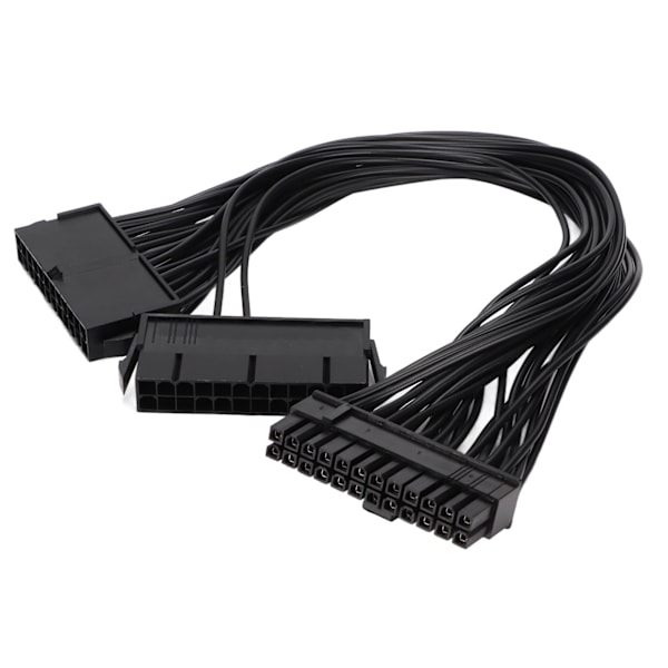 Dubbel PSU Adapter 24pin Nötningsbeständighet Fint Utförande Liten Volym Dubbel Strömförsörjningsadapter