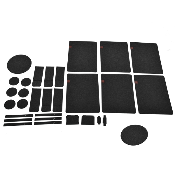 27 st filtunderlägg Anti Scratch Isolerad Anti Slip Filtbord