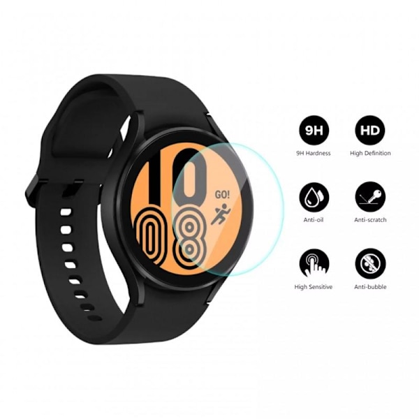 2-PACK Galaxy Watch 4 46mm Härdat Glas 0.2mm 9H 2.5D Transparent