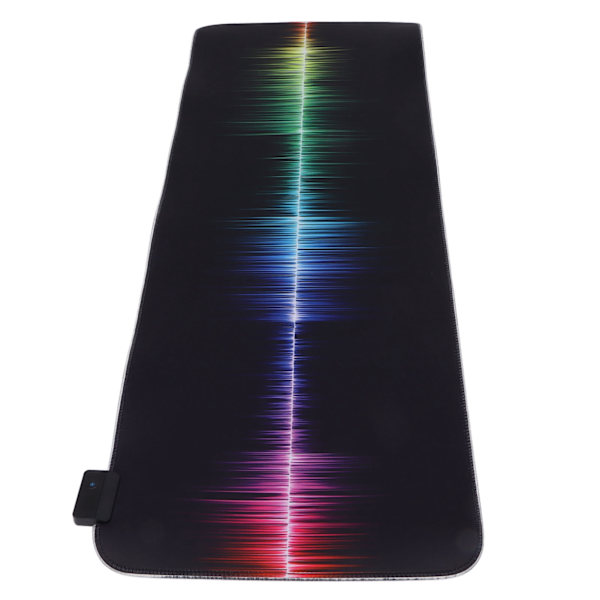 Tangentbord Musmatta LED Lampa Bordsmatta RGB Bakgrundsbelyst Förlängd Tangentbord Gaming Musmatta