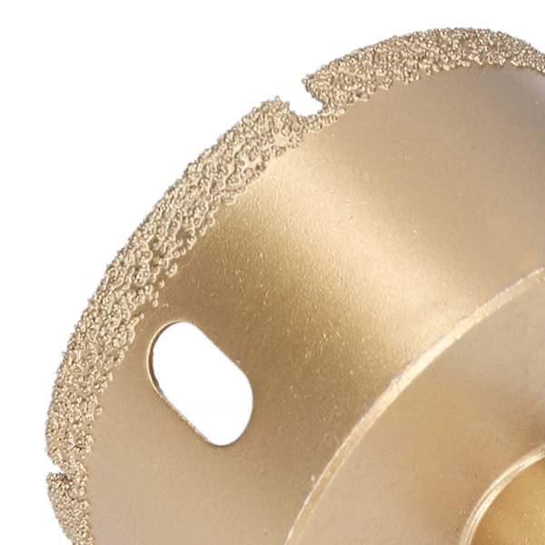 Diamantborr för hål i kakel, kolstål, glasöppnare, borrbit för porslin, glas, triangulär skaft 68 mm