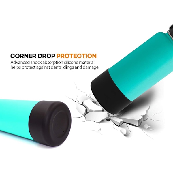 Greant Dubbel Skyddande Vattenflaska Boot för Hydro Flask,