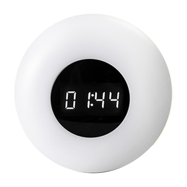 Rund Timer Nattlampa Platsbesparande 2 i 1 Justerbar ABS