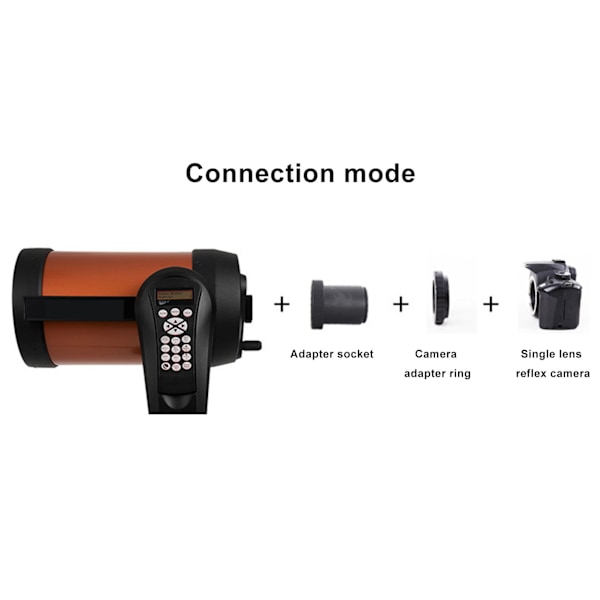 Teleskop Kamera Adapter Ring T2 Fäste Aluminiumlegering för SLR DSLR Kameror Tillbehör
