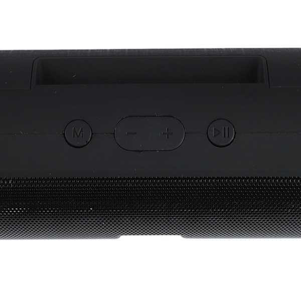 Portabel Bluetooth-högtalare FM-radio Inbyggd HD-brusreducerande mikrofon HiFi Tung bas Mini Bluetooth-högtalare för skrivbord Svart för E2mini