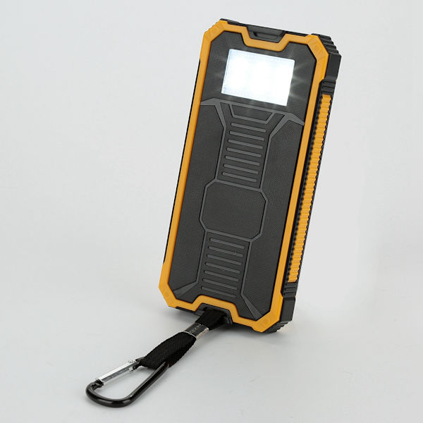 20000mAh Bärbar Solenergi Powerbank Extern Batteri