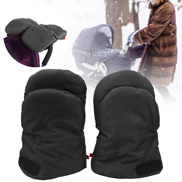 Vinter Babyvagnshandskar Varm Handmuff för Barnvagn