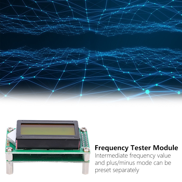 Frekvensmätningsmodul Display RF-signalräknare Cymometer 1MHz~1.2GHz PLJ‑0802‑E