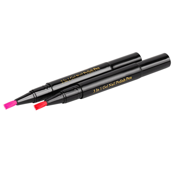 20 st/set Ett Steg Gel Nagellack Penna 3 i 1 Nagel Gel Målarpenna Nagelkonst Kit
