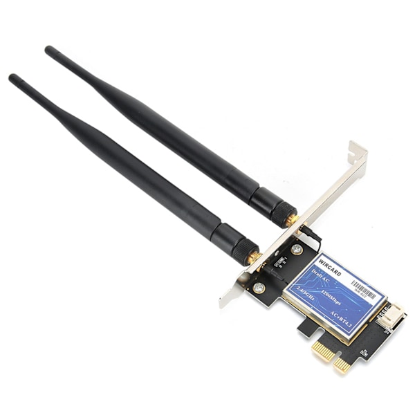 Trådlöst Nätverkskort Stationär Dator Dual Band AC 867Mbps PCI‑E med Antenner RTL8822BE