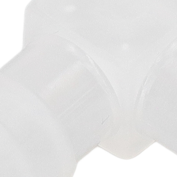 10 st Plast Slangkoppling 90° Böj PP Giftfri Luktfri L-formad Rörkoppling för Akvarium Laboratorium 14mm / 0.55in