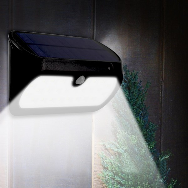 26LED solcellsdriven rörelsesensorlampa utomhus trädgård