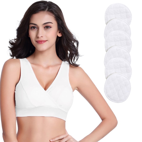 Maternity Underwear Vest-style No underwire cross lactation Bra