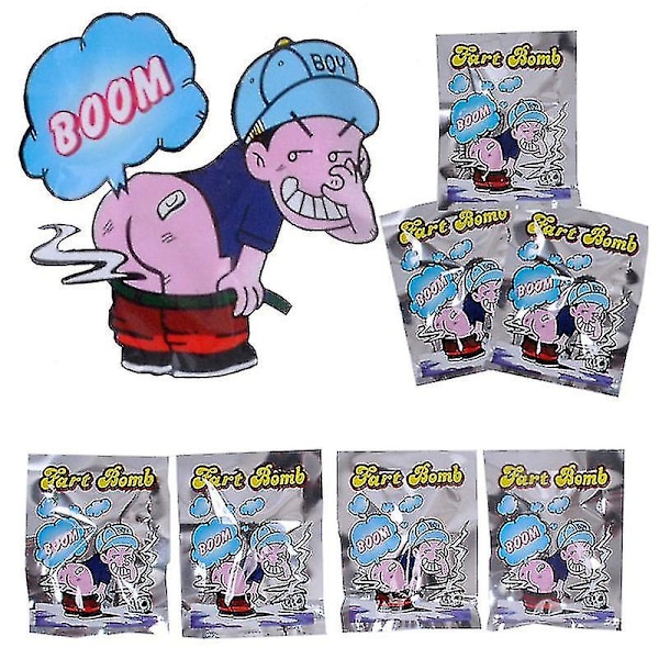 10 st Fart Bomb Bag Stink Bomb Explosion Smelly Funny Toys