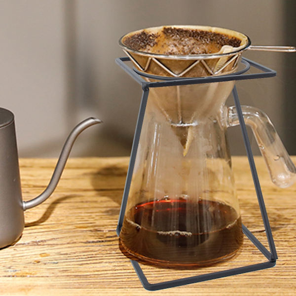 Metallkaffe-droppställ Kaffe-silfilterställ Hållare