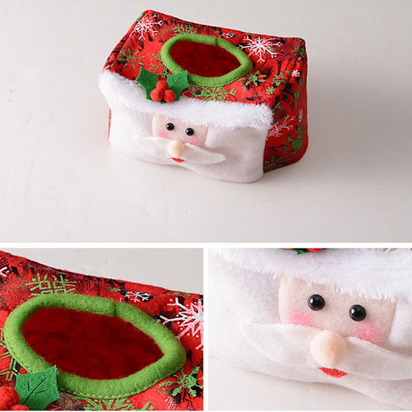 Christmas Style Tissue Box Case Holder Home Christmas