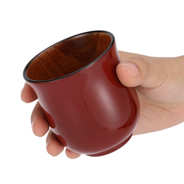 Naturlig stor mage Zizyphus Jujube trä vatten kaffe tekopp