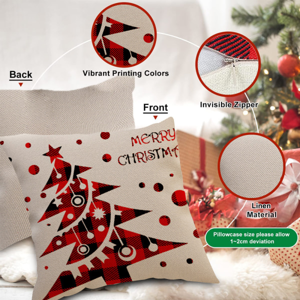2023 New Christmas pillow case for family pillow case for New