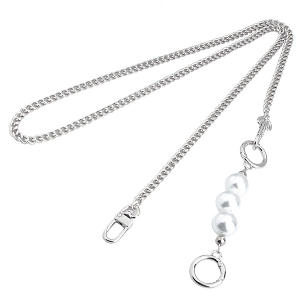 DIY Imitation Pearl Bead Purse Handle Strap Bag Charms Handbag