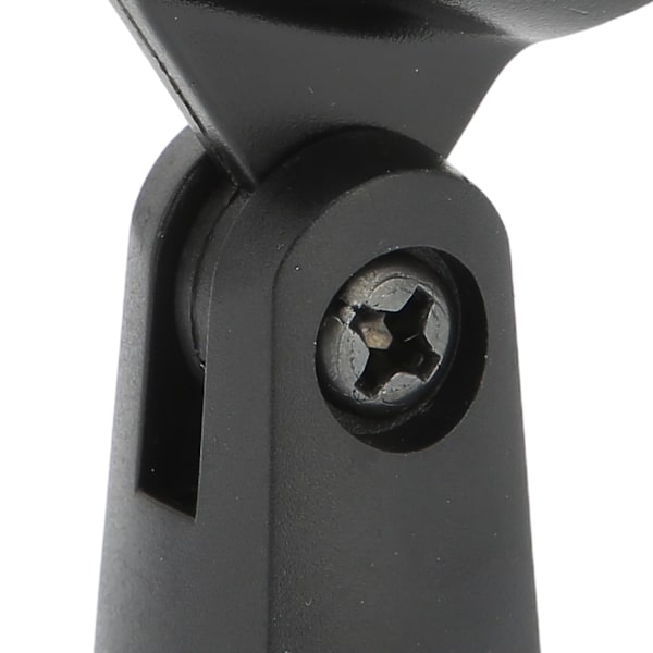 Justerbart Mikrofonklipsfäste med Rattjustering, Halkfri Tanddesign Säkerställer Säkert Grepp Om Universella Mikrofoner, 2-Pack med Slitstarka och Flexibla