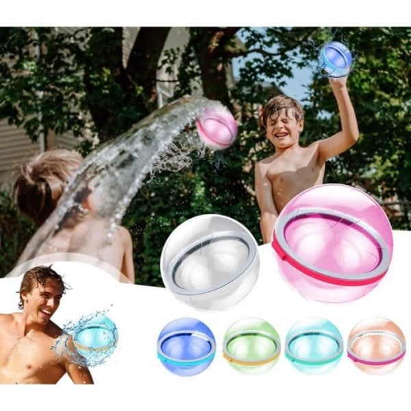 Återanvändbara självtätande vattenballonger för vattenkamp - MMTX