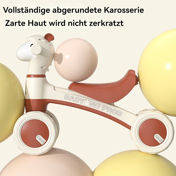 [3 dagars leveranstid] Springcykel, barnfordon med 4 musikspår, glidbil med ljus, barnspringcykel, halkfri springhjälp