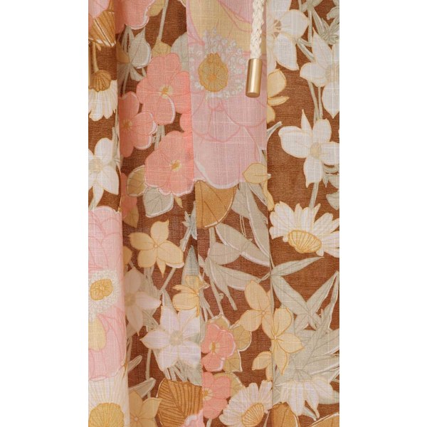 POP PUFF ÄRM MAXIKLÄNNING Dam Sommarklänningar Blommig Solklänning Retro Ståkrage Knytdetalj Midi Semester Långklänningar 2XL