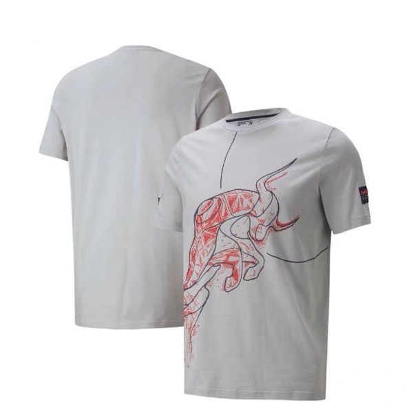 Sommar Herr Racing T-shirts Mountainbike MTB Kortärmad Sport Rundhals Toppar Grey M
