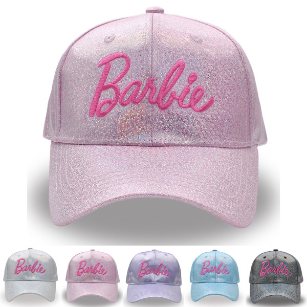 Barbie Färgglada Baseballkepsar För Män Kvinnor Snapback Solhatt silver