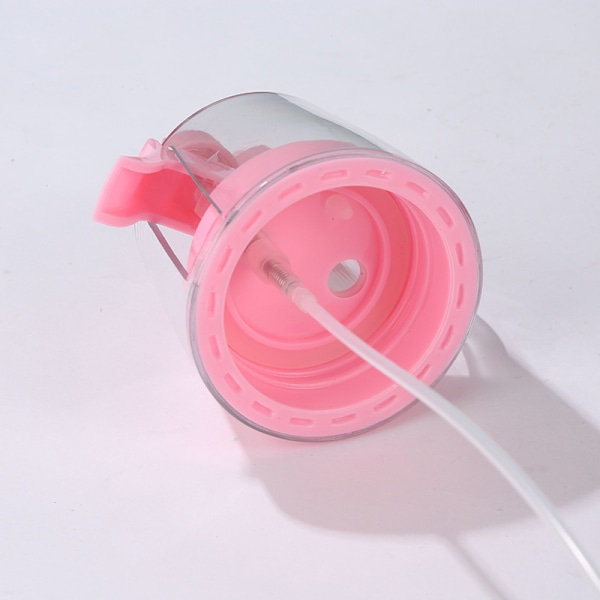 Vattensprayflaska Dimsprayflaska Sportvattenflaska för Utomhusvätskebalans 580ml Dricksflaska med Flip-sugrör, för Cykling Klättring Fitness Pink