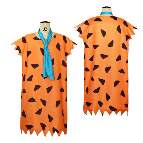 The Flinstones Fred Cosplay Kostym Anime The Flintstones Fred Cosplay Kostym Comic Show Kläder Halloween Karneval Party Outfits S
