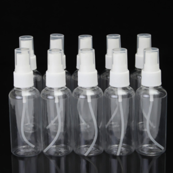 6 kpl matkakokoisia läpinäkyviä muovisia nestesuihkepulloja 6pcs 100ml