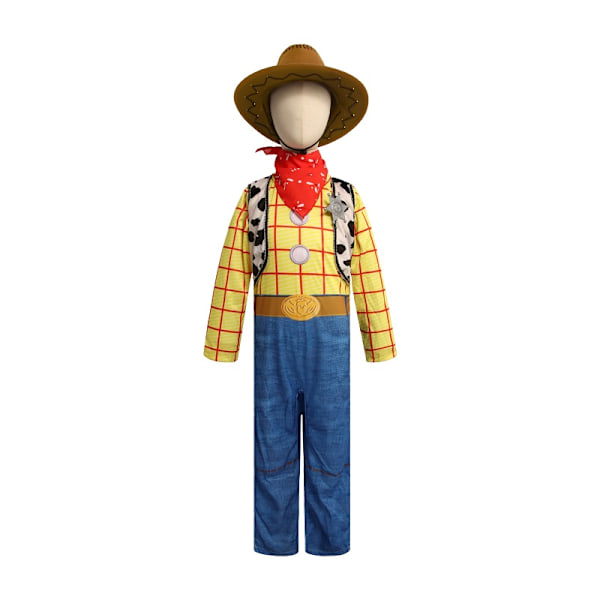 Disney ToyStory Kostym Woody Jessie Barn Pojkar Flickor Maskerad Cosplay Outfit Woody S
