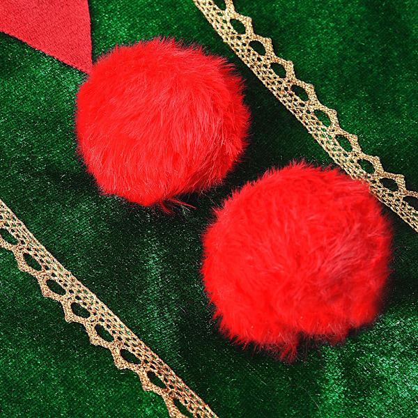 Julklappselvdräkt för flickor, Santa Claus-set, Elf-dräkt för flickor, Julklappselvdräkt för barn 150cm