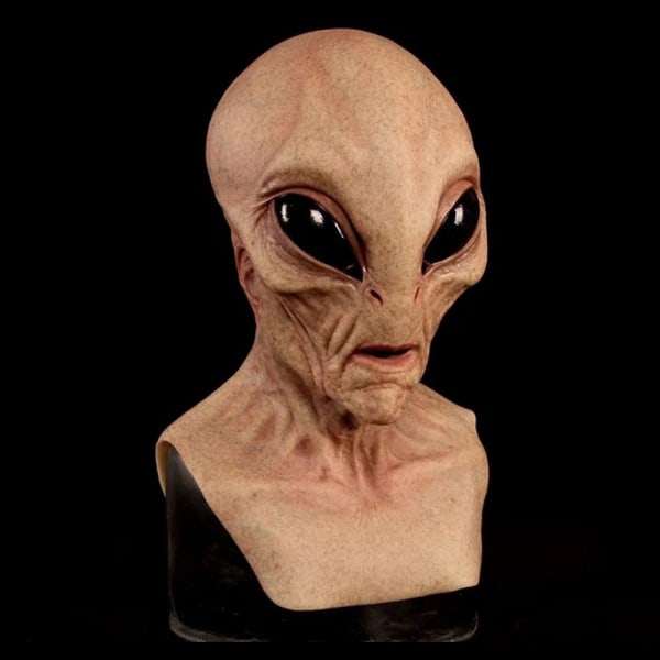 Halloween Alien Mask Skrämmande skräck Magic Mask för fest