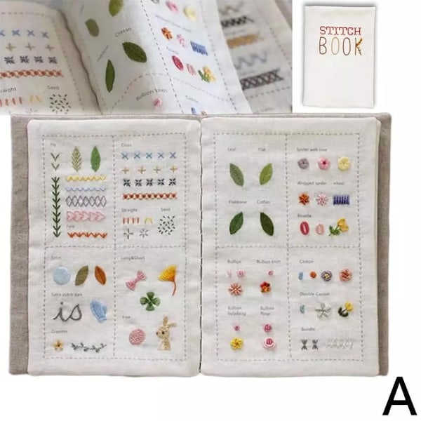 DIY Sybog, Broderisybog, Broderi Sybog, Broderibog, Sybøger til Begyndere Voksne A