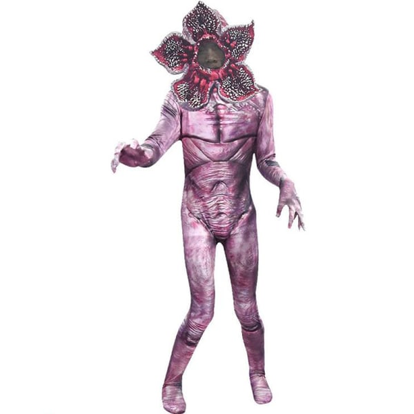 Halloween Horror Stranger Things Zombie Demon Cosplay Kostym 120CM