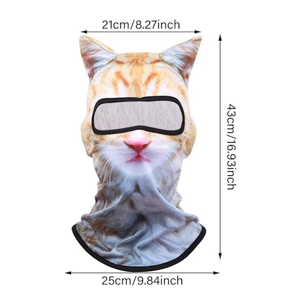 3D-korvat eläinnaamio musiikkifestivaaleille, raveihin, Halloweeniin, juhliin ja ulkoiluun White Meow