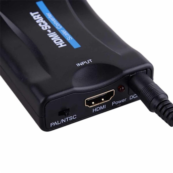 Scart–HDMI-sovitin 1080p video- ja audiomuunnin