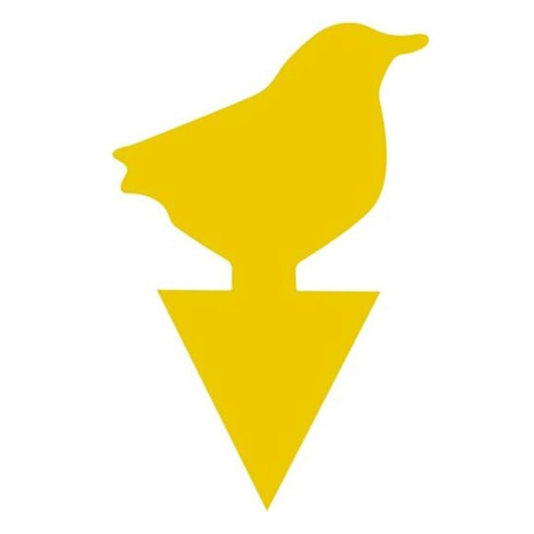 24 st Klibbiga Flugfällor Papper Fruktflugor Insekt Limfälla Bird 24PCS